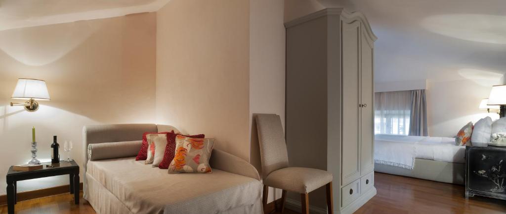 Postel nebo postele na pokoji v ubytování La Villa