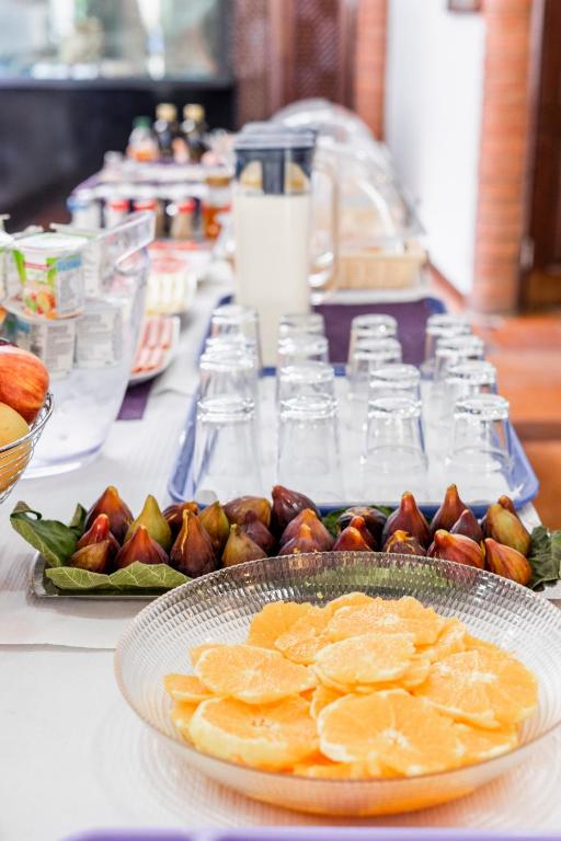 Eten bij of ergens in de buurt van het pension

