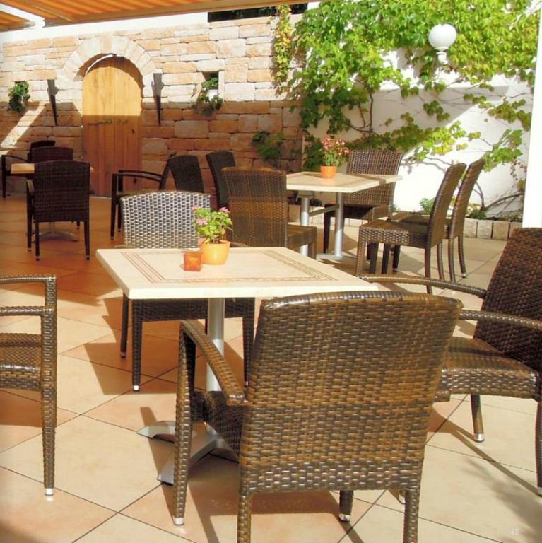 Posezení v ubytování Hostellerie Bacher