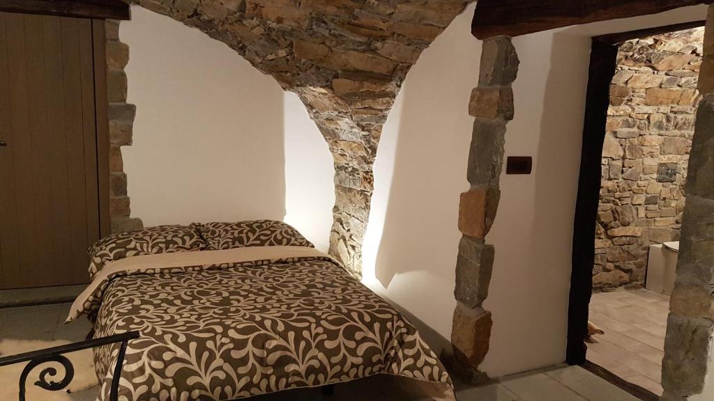 Postel nebo postele na pokoji v ubytování Wine cellar room