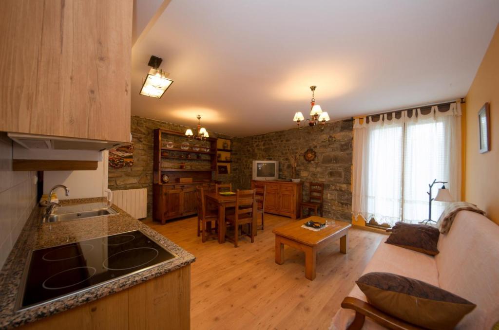 Kuchyň nebo kuchyňský kout v ubytování Apartamentos Casa Aneta