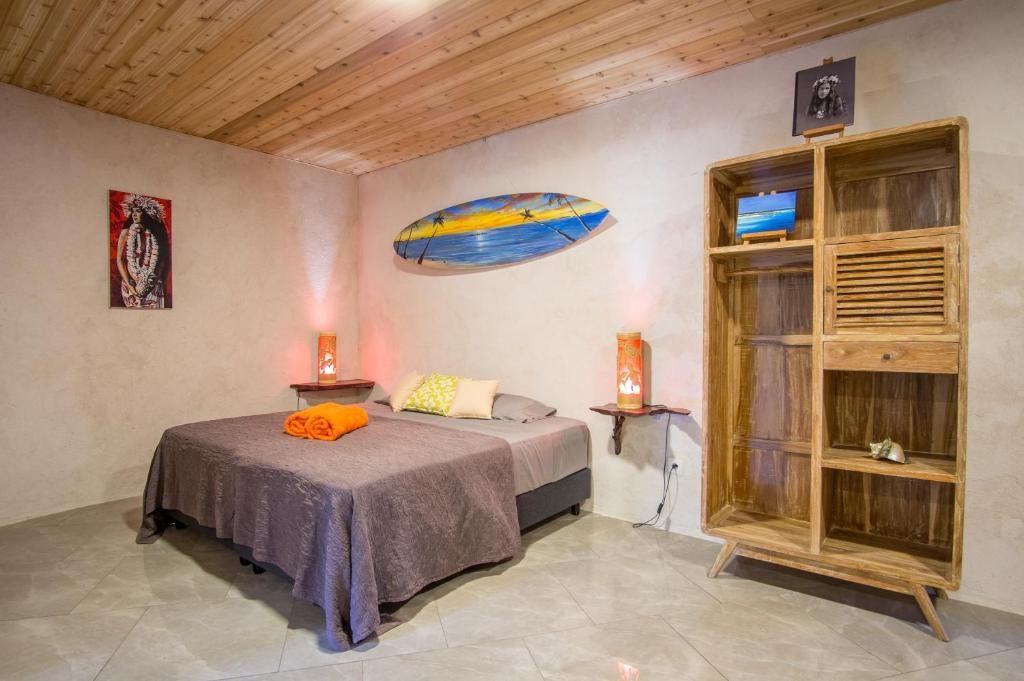 Postel nebo postele na pokoji v ubytování Ninamu Resort