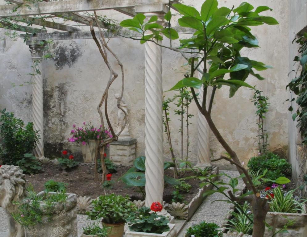 シラクーサにあるIl Giardino di Luciaの温室の花植物園