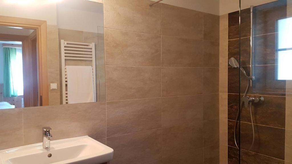 Koupelna v ubytování Ferienhaus Grillbauer