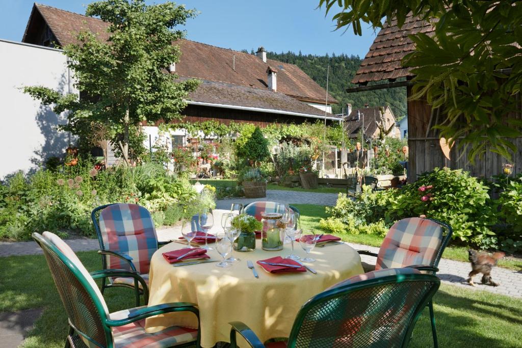 Zahrada ubytování Hotel Restaurant Mohren