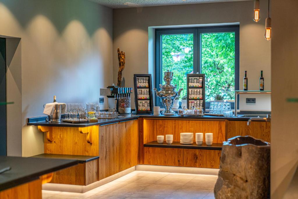 Köök või kööginurk majutusasutuses Stadtvilla Schladming Boutiquehotel