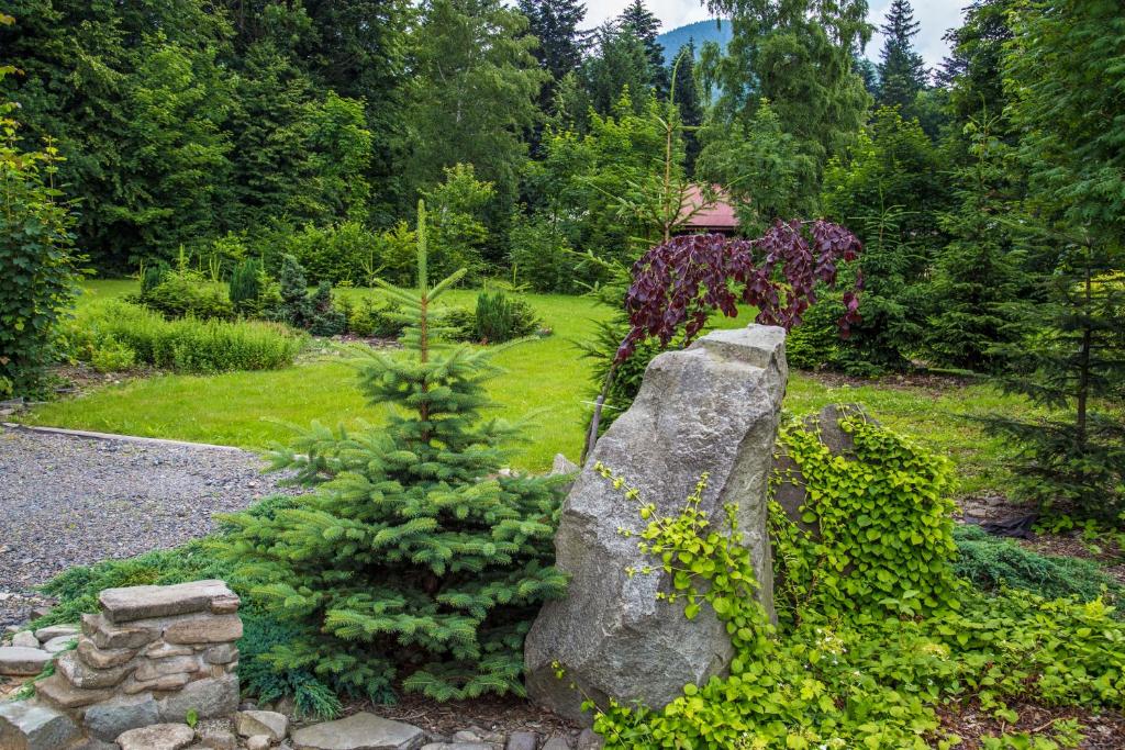Zahrada ubytování hotel U lip Trojanovice