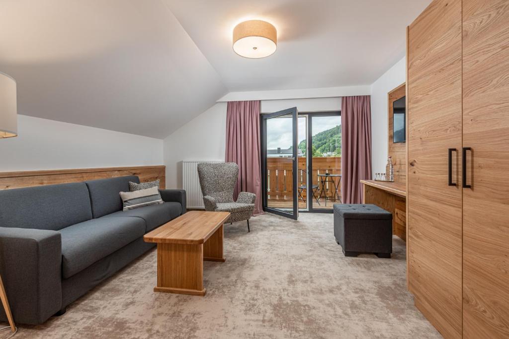 Istumisnurk majutusasutuses Stadtvilla Schladming Boutiquehotel