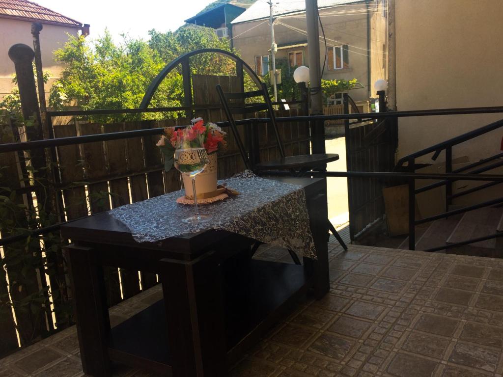 Balkón nebo terasa v ubytování Guest House Gelit