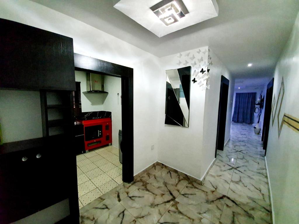 Kuchyň nebo kuchyňský kout v ubytování CG Apartments Metro