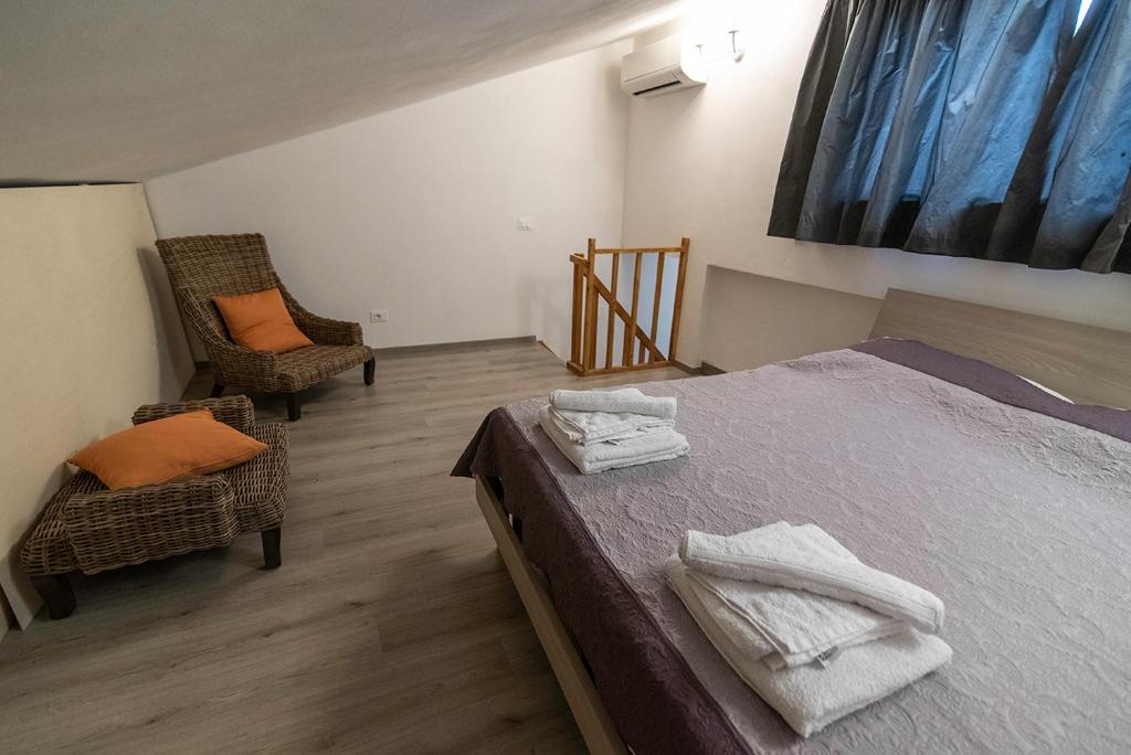Posteľ alebo postele v izbe v ubytovaní Agriturismo La Fontaccia