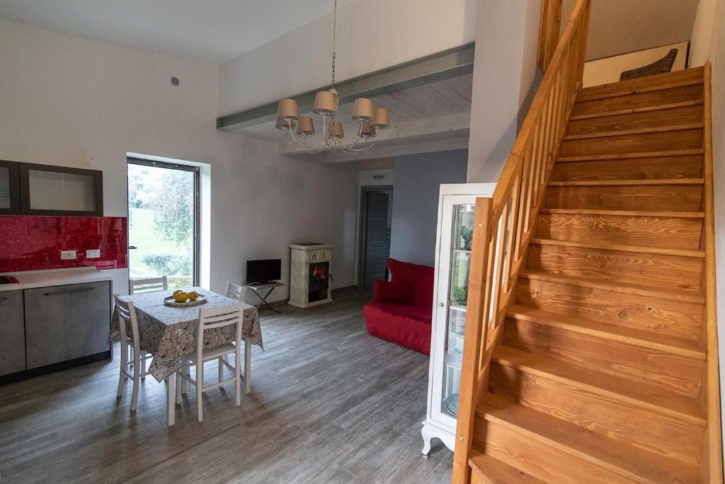 Kuchyňa alebo kuchynka v ubytovaní Agriturismo La Fontaccia