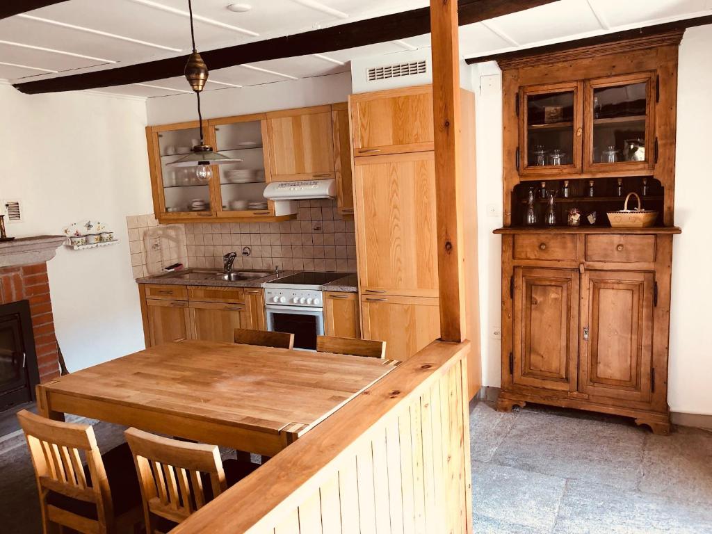 Kuchyň nebo kuchyňský kout v ubytování Casa Ruscada