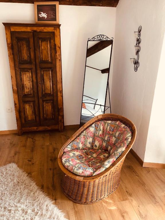 Posezení v ubytování Casa Ruscada