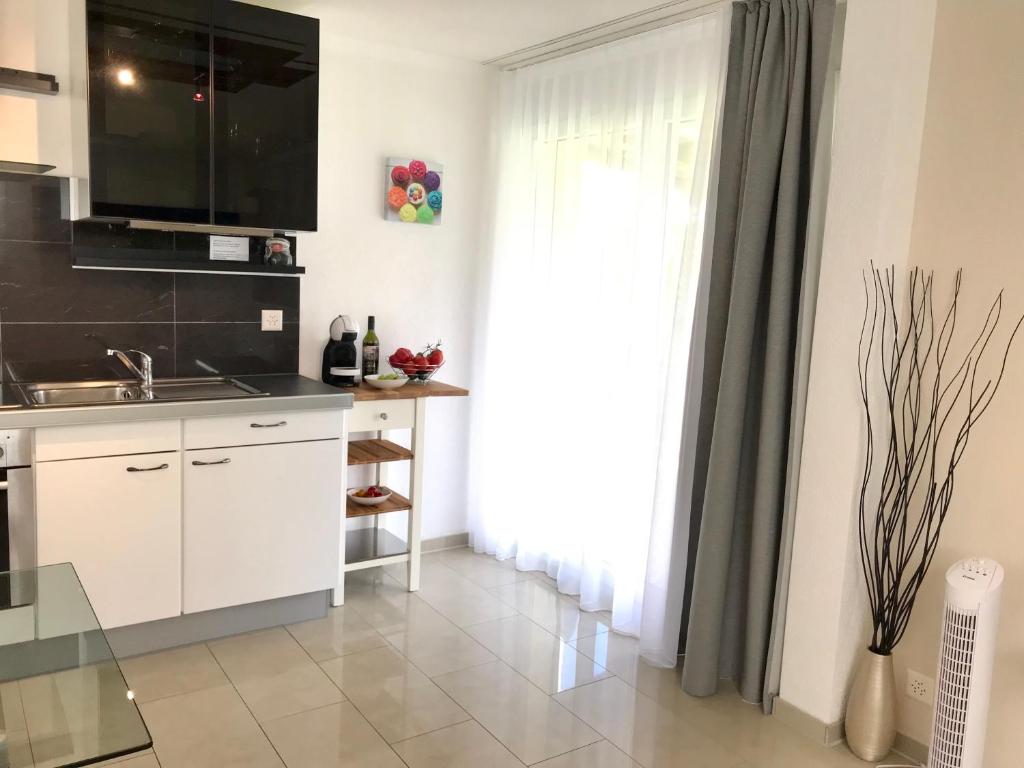 Küche/Küchenzeile in der Unterkunft Apartment im Emmental