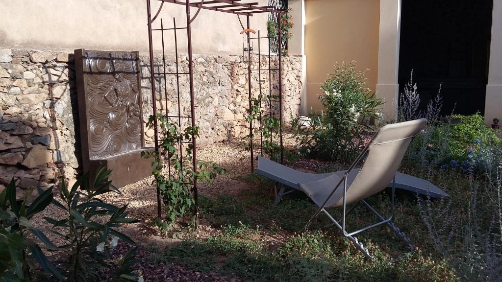Zahrada ubytování L'écrin de l'Orb