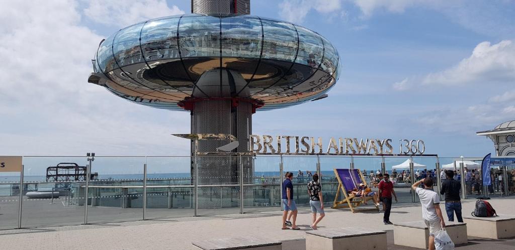 a building with a glass dome on top of it at Andorra Guest Accommodation in Brighton & Hove