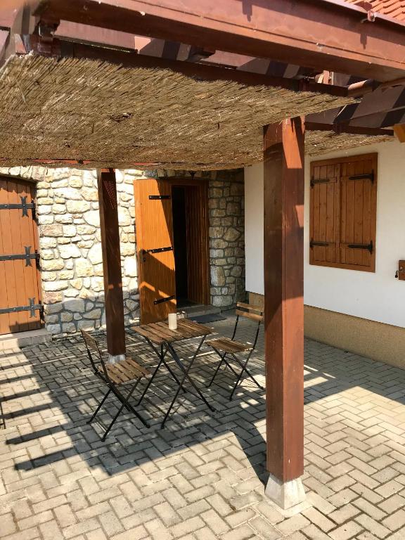A patio or other outdoor area at Öreghegyi Panoráma Villa, Balatonederics