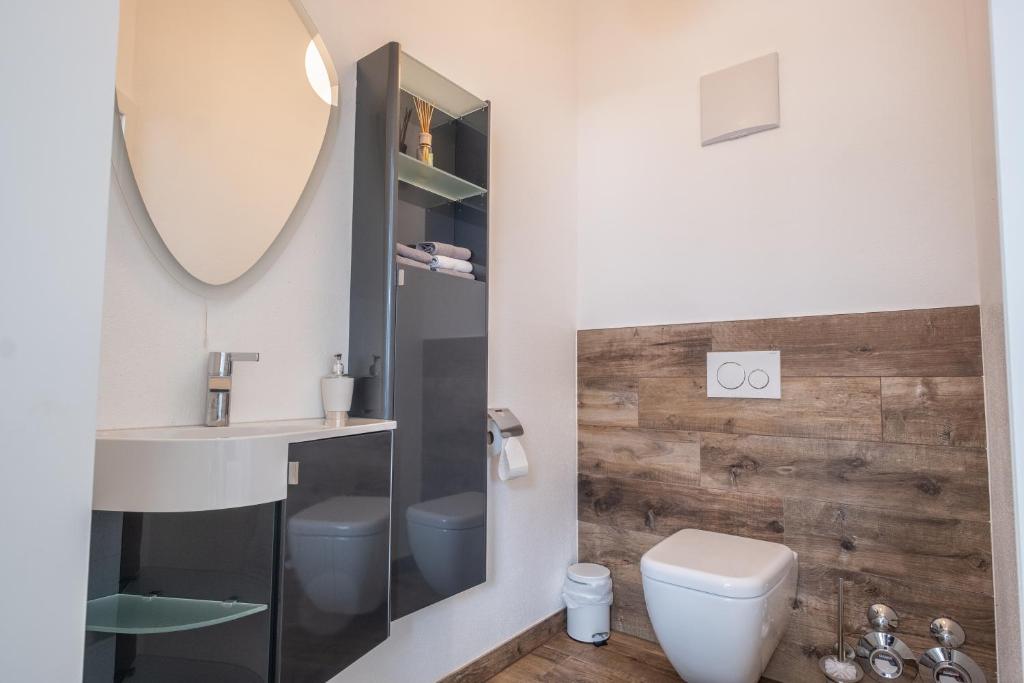 Kúpeľňa v ubytovaní Luxuriöse Penthaus Wohnung