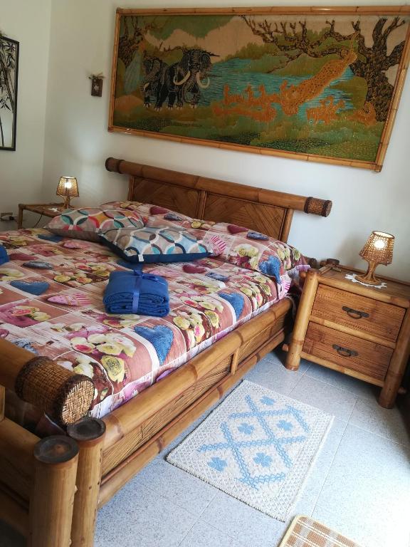 Postel nebo postele na pokoji v ubytování B&B Zia Delia
