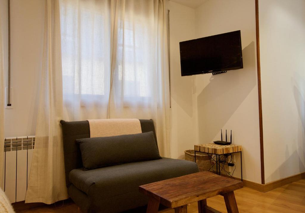 TV a/nebo společenská místnost v ubytování Envalira Vacances - Sky