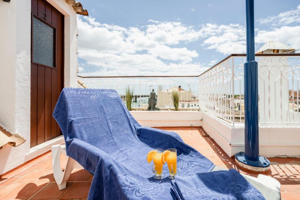 Een balkon of terras bij Residencial Mares