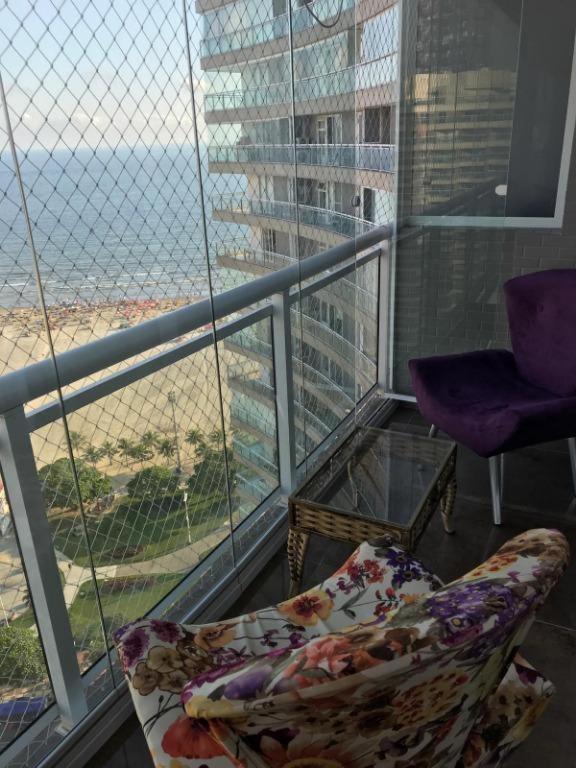  Maravilhoso Apto Vista Mar Jacuzzi Wi Fi Pé Areia