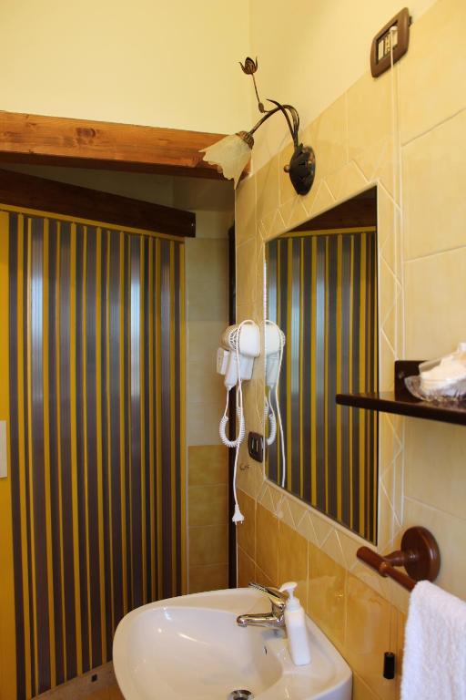 Koupelna v ubytování B&B La Vigna