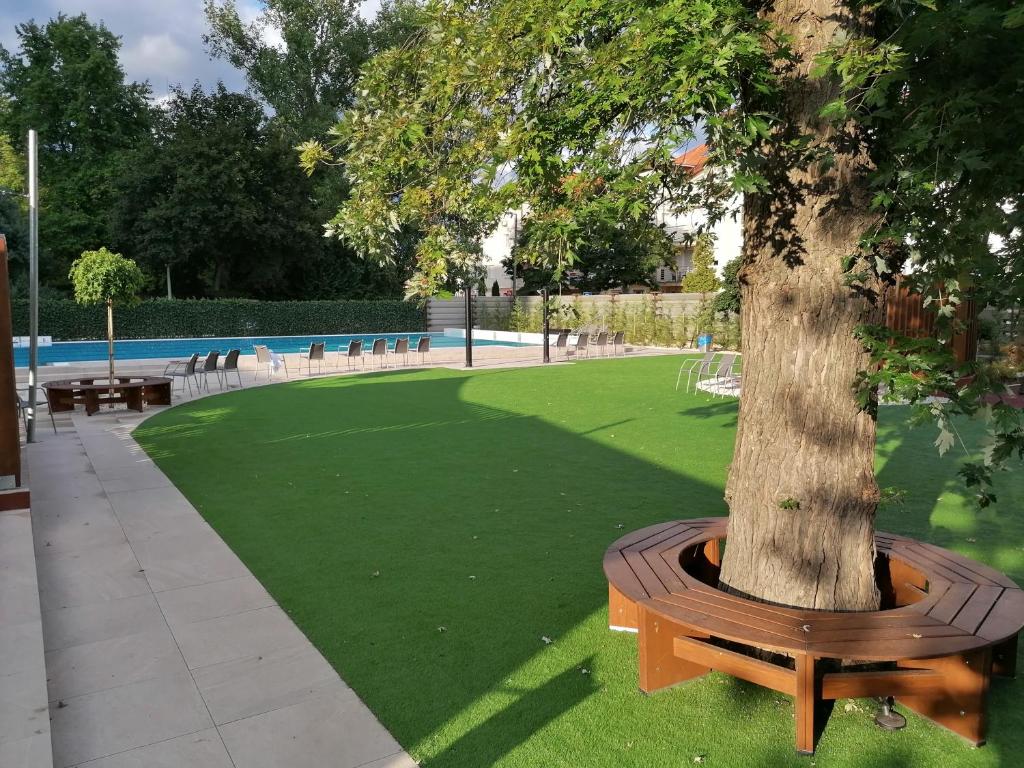 Bazén v ubytování Hotel Barátság nebo v jeho okolí