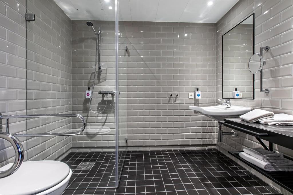 Koupelna v ubytování Quality Airport Hotel Gardermoen