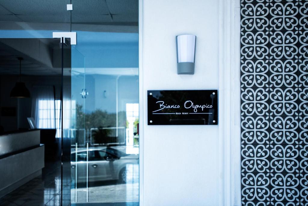 Certifikát, hodnocení, plakát nebo jiný dokument vystavený v ubytování Bianco Olympico Beach Resort-All Inclusive