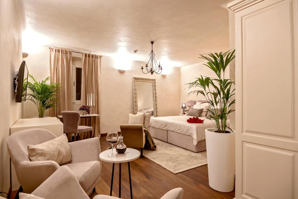 Posezení v ubytování Puteus Palace Heritage Hotel
