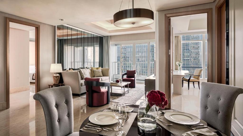 Posezení v ubytování The Residences of The Ritz-Carlton Jakarta Pacific Place