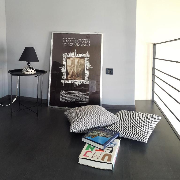 Postel nebo postele na pokoji v ubytování Gallery