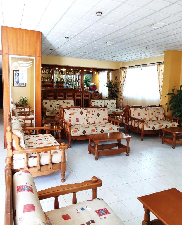 Posezení v ubytování Titania Hotel Karpathos