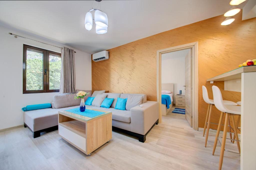 Posezení v ubytování Apartment Medusa