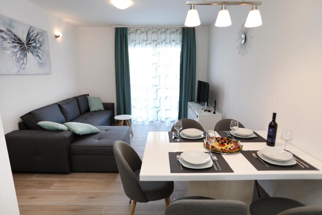 Posezení v ubytování Apartment Little Marijeta