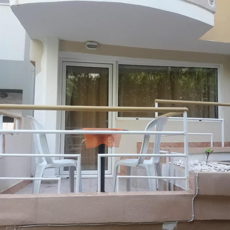 Balkon lub taras w obiekcie Ground Floor Studio Galini
