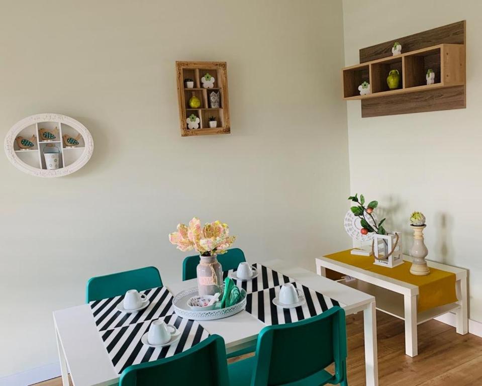 Posezení v ubytování Brickyard Apartments Cluj