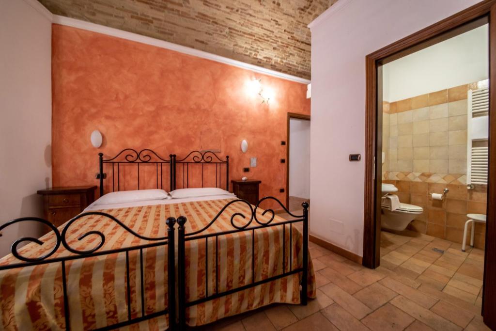Koupelna v ubytování Hotel Sole