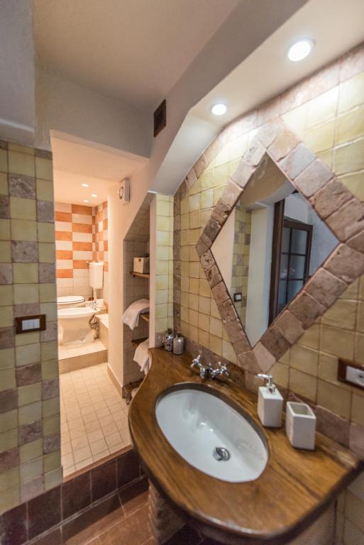 Koupelna v ubytování B&B Borgo Cortese