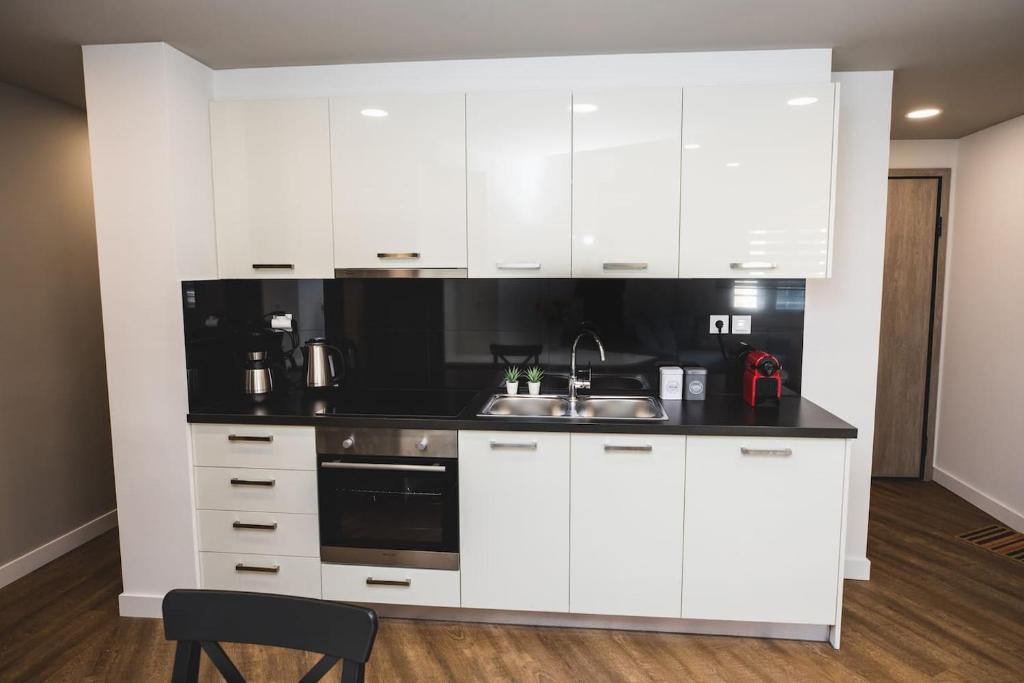 Kuchyňa alebo kuchynka v ubytovaní Gaspar Apartment - 4th floor - Renovated 2019