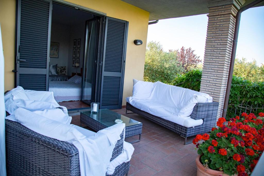Bed and breakfast Ellera Viterbo - Suite Met Ligbad, Douche En Balkon