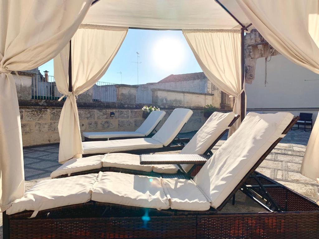 Posezení v ubytování Dimora San Biagio Suites&Apartment