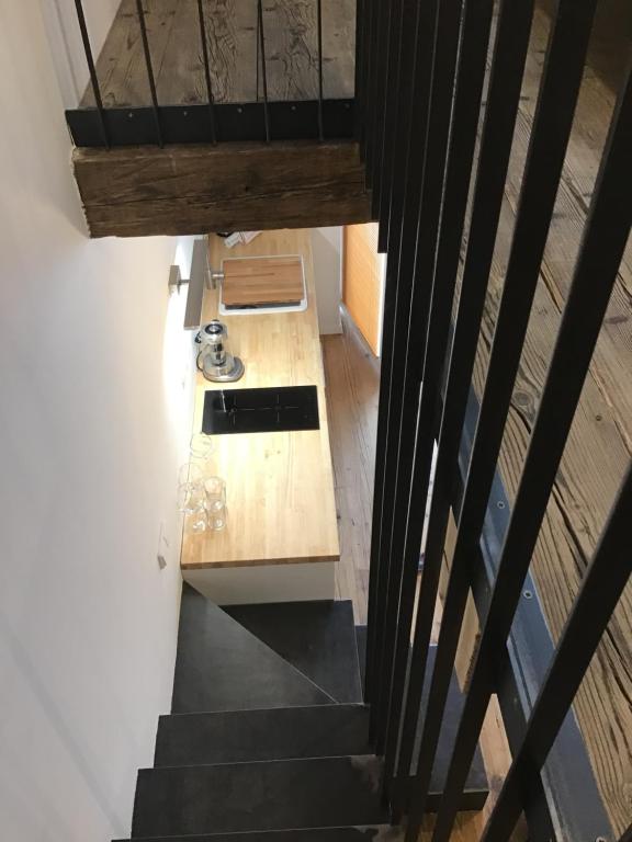 Kuchyň nebo kuchyňský kout v ubytování Apartmány Sebastian