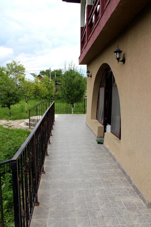 Balkón nebo terasa v ubytování Anuța