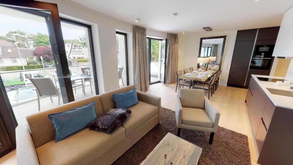 Kuchyň nebo kuchyňský kout v ubytování White Pearl Apartment 1.01