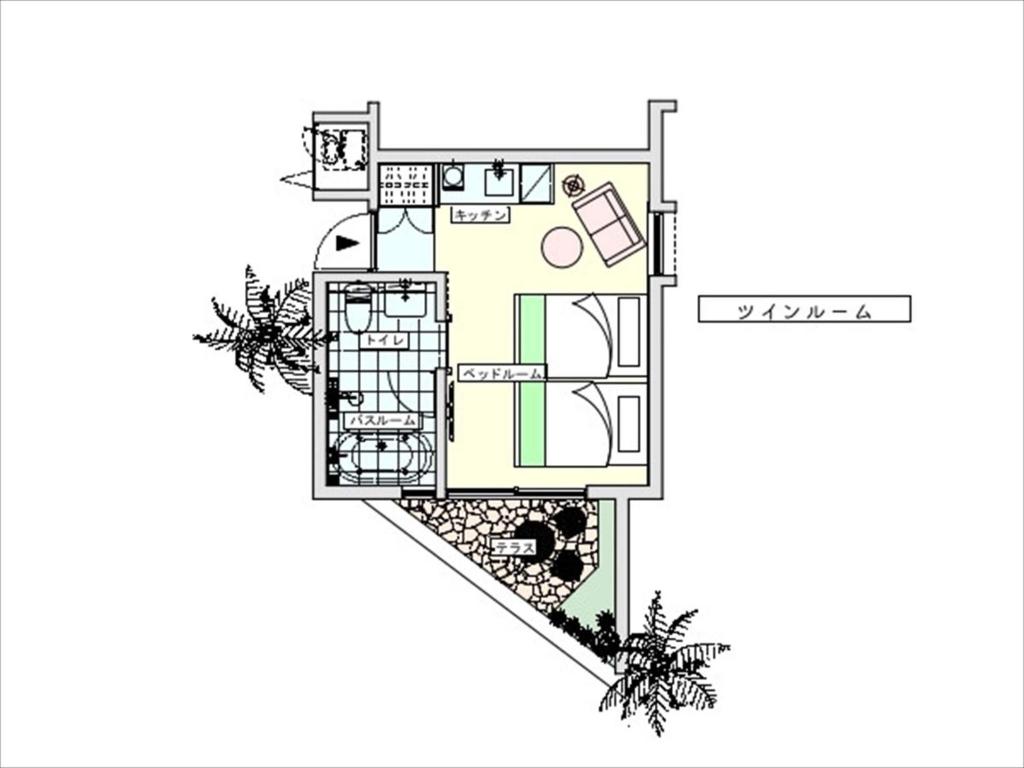 Yomitan Condhotel ND - Chambre Double Standard