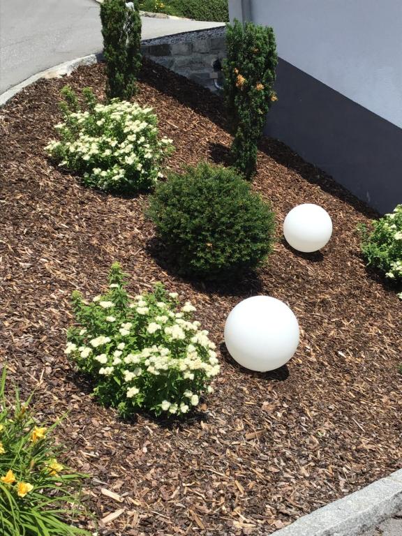 A garden outside Haus Resi