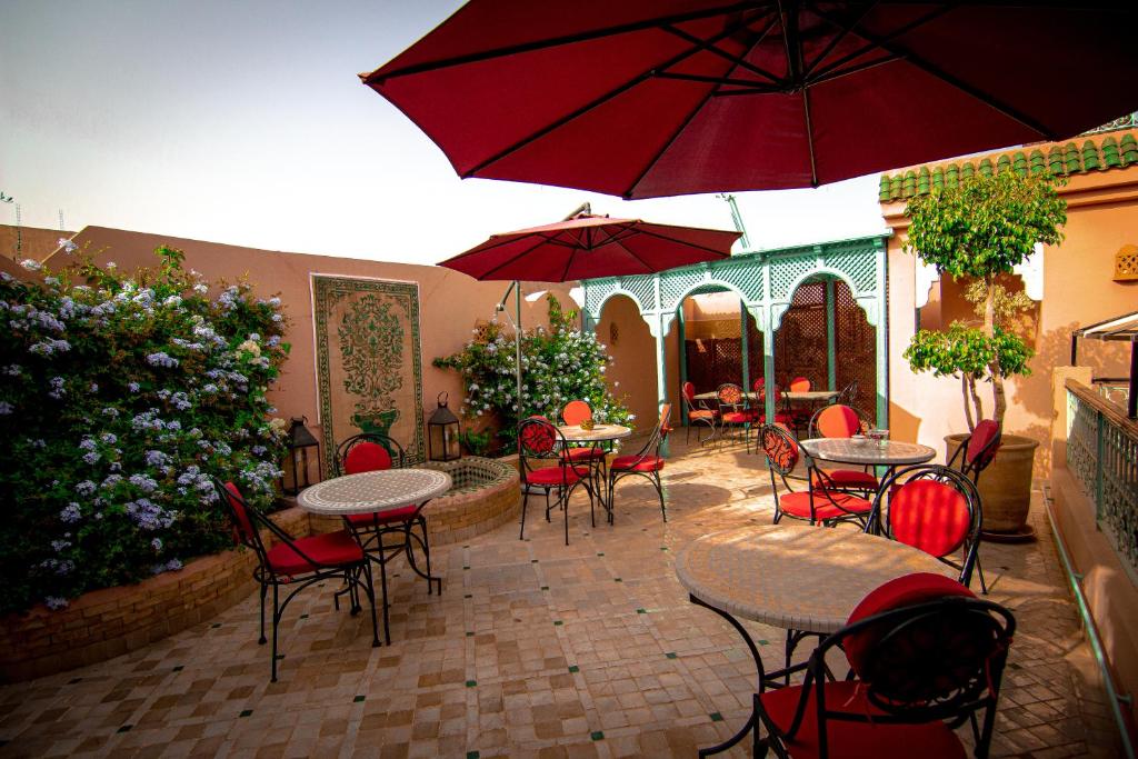 Restaurace v ubytování Riad Atlas Acacia